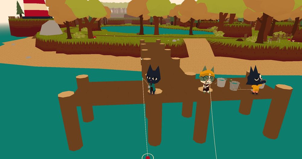 Capture d'écran de Webfishing, un jeu chill de pêche