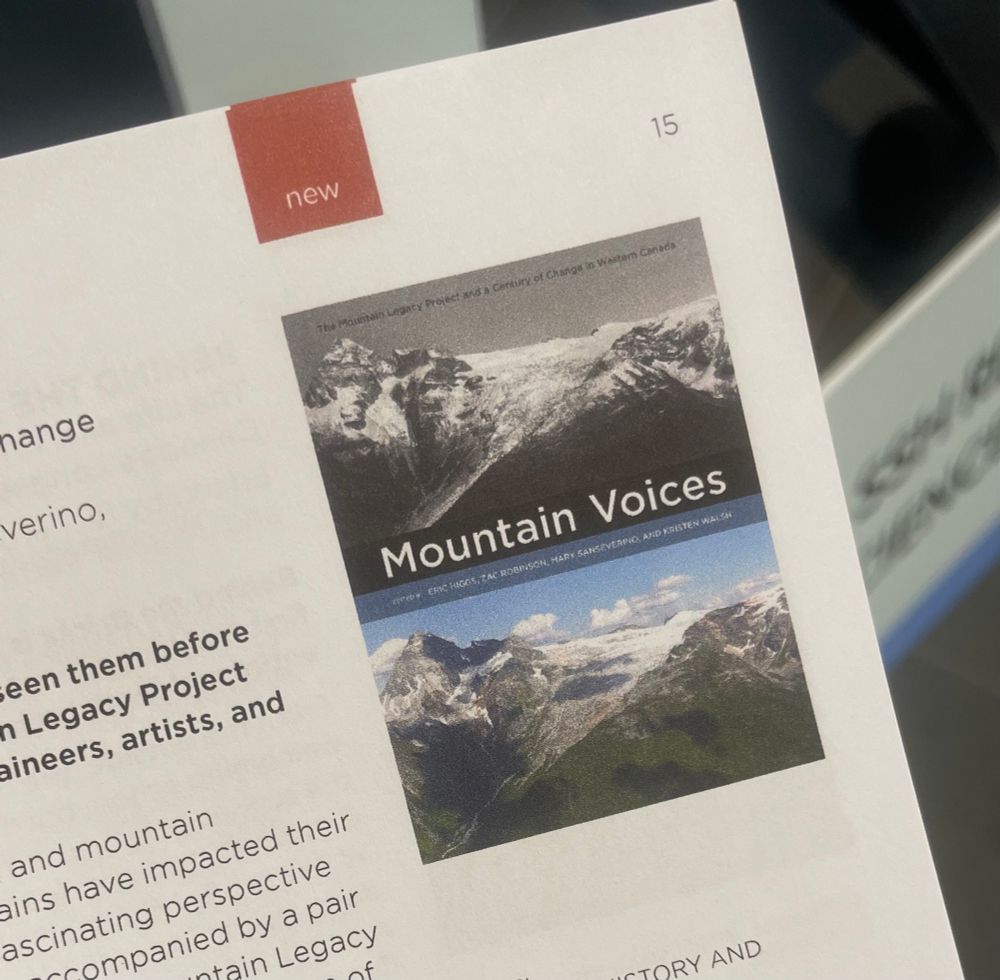 nange
verino,
een them before n Legacy Project ineers, artists, and
and mountain
ains have impacted their ascinating perspective
-companied by a pair
intain Legacy
new
15
The Mountain Legacy Project and a Century of Change in Westem Canada
Mountain Voices
CRIC RIGGS, ZAC ROBRISON, MARY SANSEVERPIO, AND KRISTEN WALSH
ICTORY AND