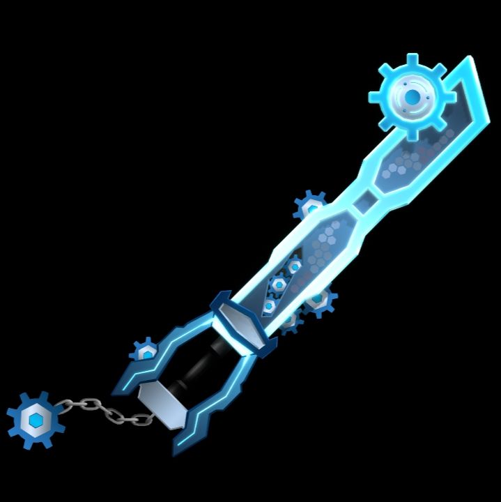 "Ehrgeiz Machina", Ritsu's primary Keyblade designed by MasterLeytrx (3D modeled by Makaihana975 on Deviantart)
