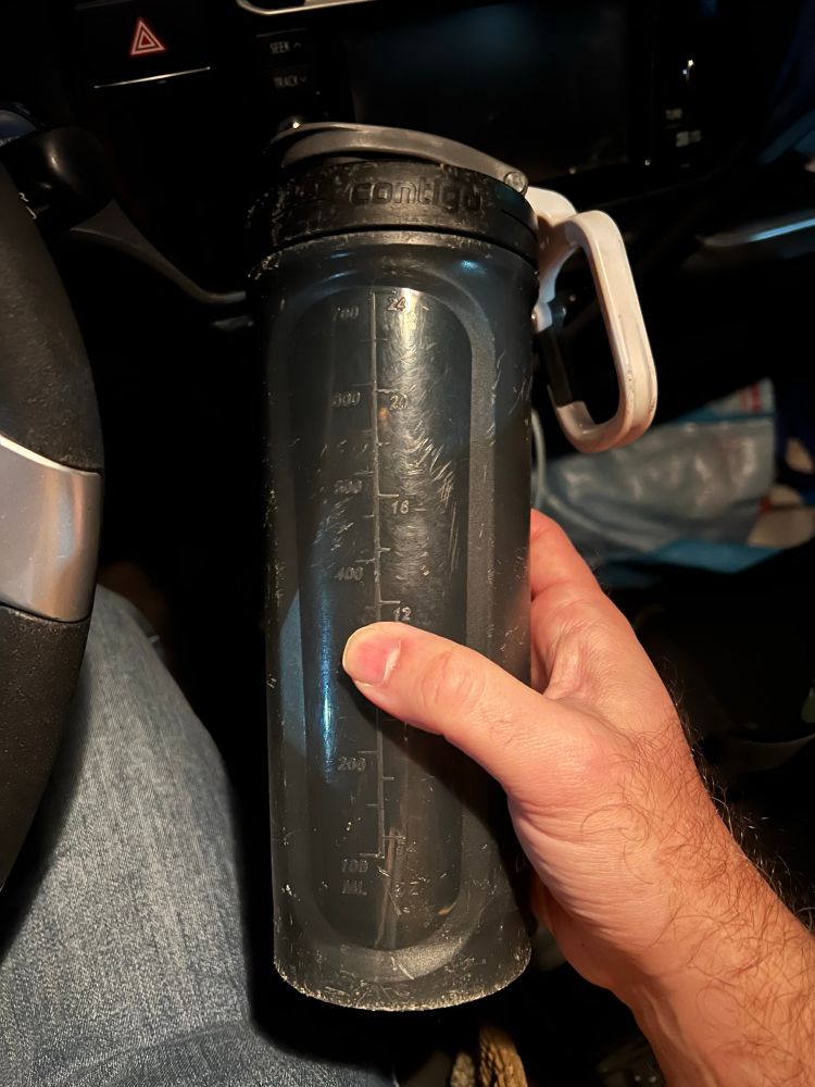 Ok which one of you left this in my car 