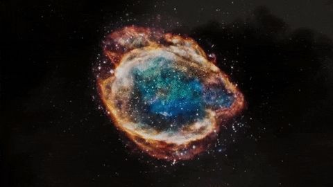 Supernova becoming a black hole