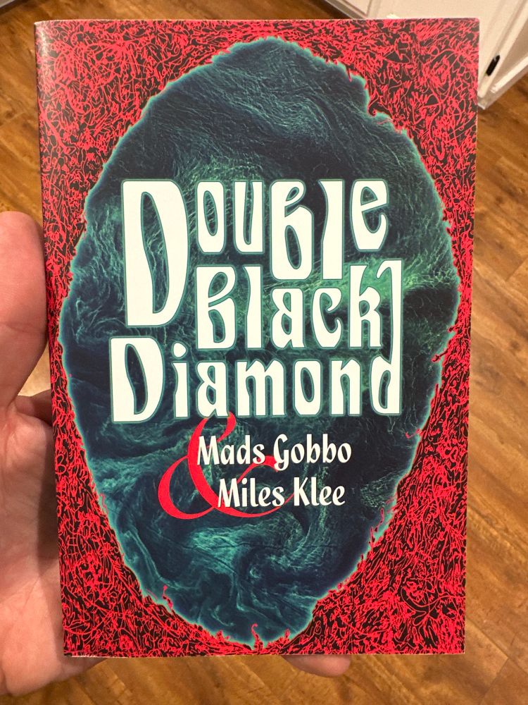 The cover of “Double Black Diamond” by Mads Gobbo and Miles Klee
