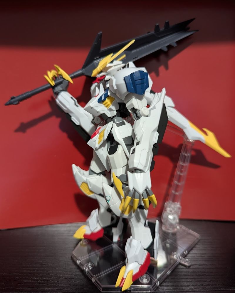Action figure of the 'hero' Gundam's final form: Barbatos Lupus Rex