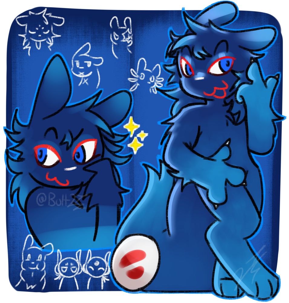 Inv and the other slugcats!! (Including pebbles and moon) (also don’t be weird about this.)