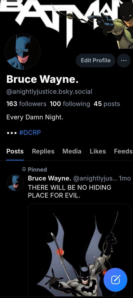 Screen shot of bluesky accounts 