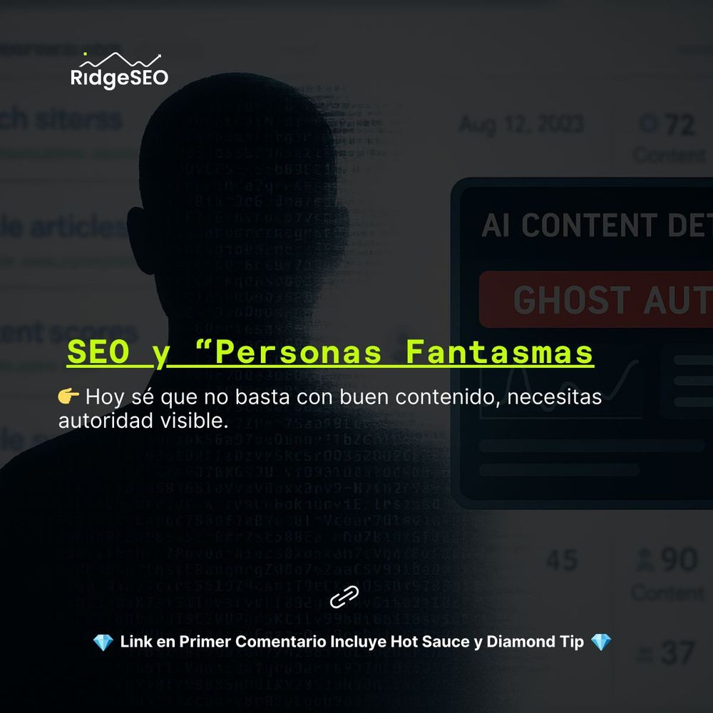 Google ya sabe quién está detrás de tu contenido... ¿y tú todavía firmas con “Equipo Redacción”? 
La IA cambió el juego. El SEO ahora premia la autoridad real: nombre, experiencia, reputación y presencia digital.

Seguir usando autores genéricos o falsos es cavar tu propia tumba en los rankings.