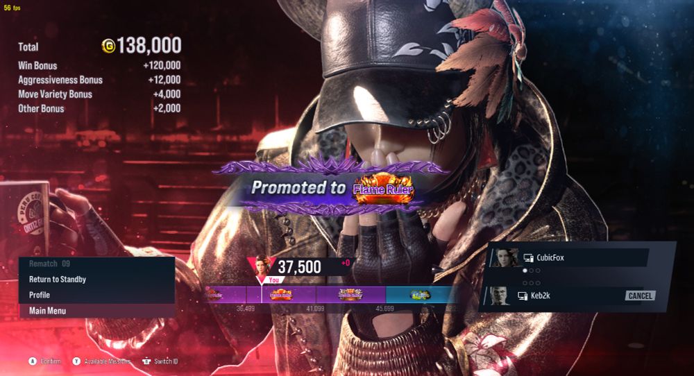 Flame Ruler rank in Tekken 8, rank 19