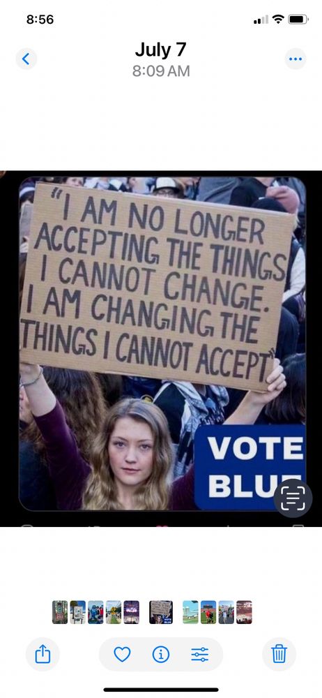 Poster NOT accepting trump changes