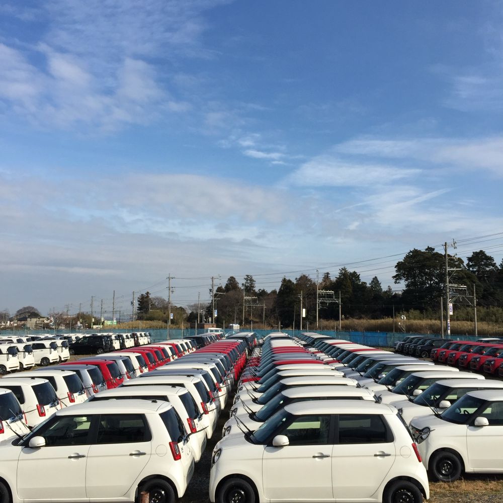 昔あった
本田さんとこの
モータープール