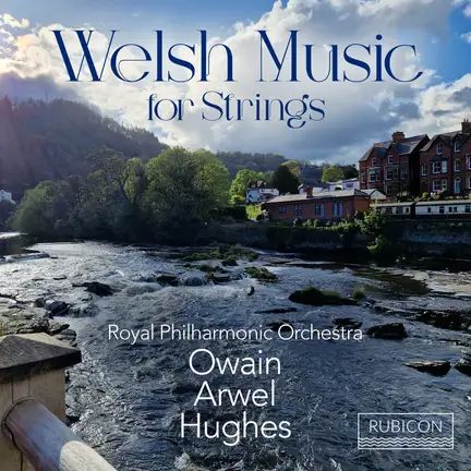 Record cover. Photograph of the River Dee in Llangollan, Wales.