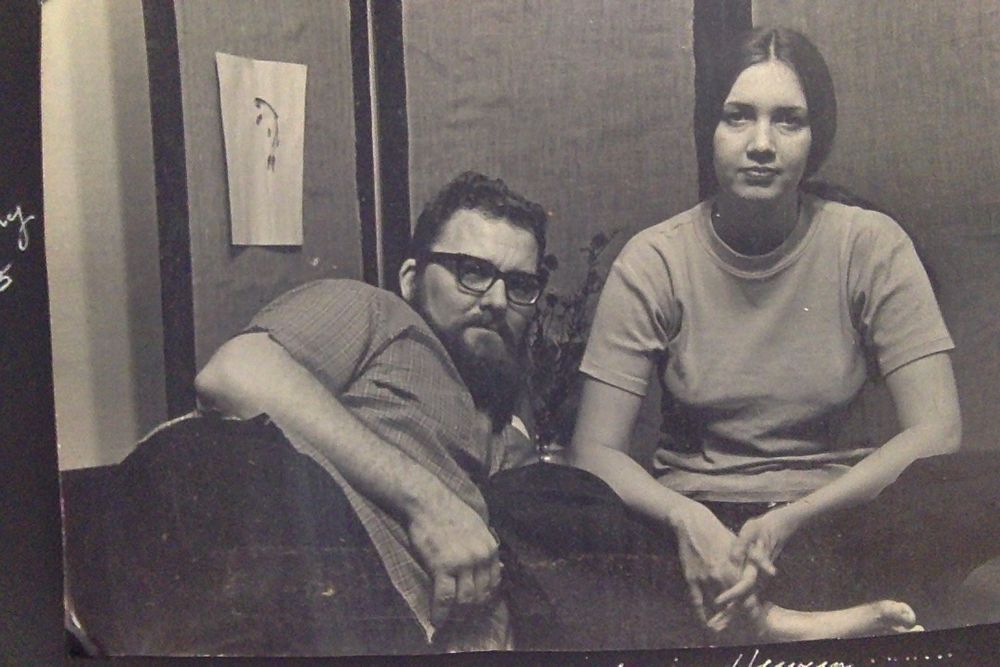 A B&W pic of my parents in 1965 in Chicago.