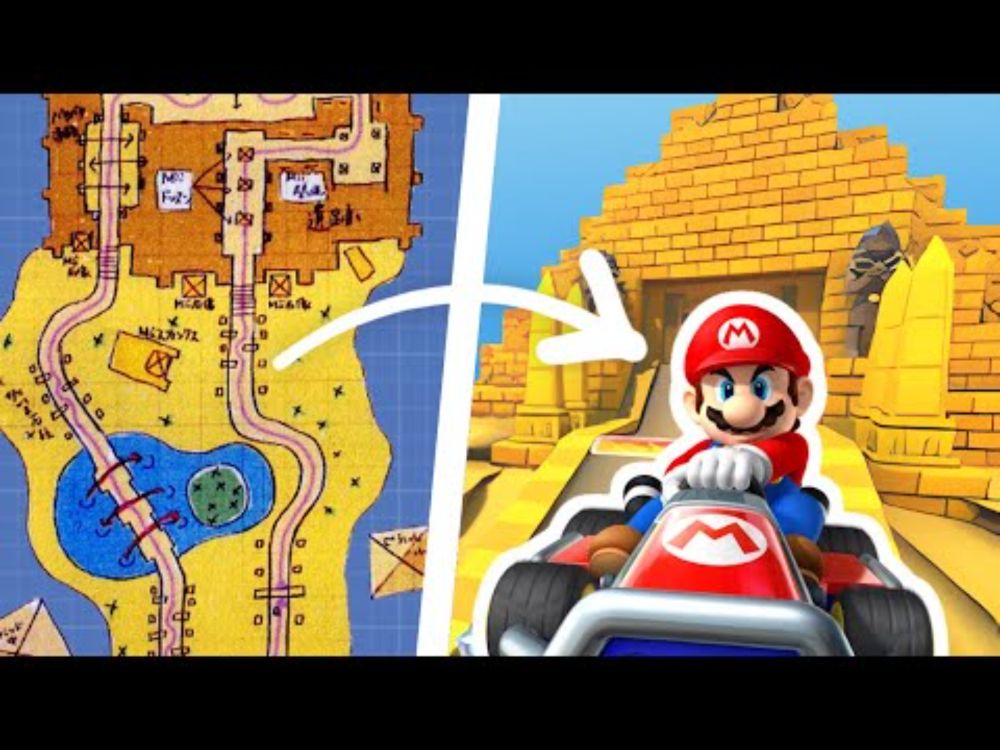 How Mario Kart tracks are created