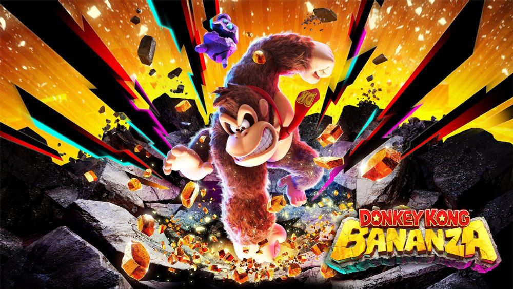 Key art for Donkey Kong Bananza