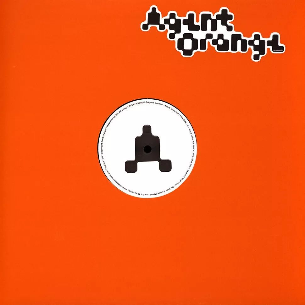 All orange LP cover by punkband agent orange