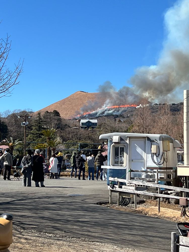 大室山の山焼き
