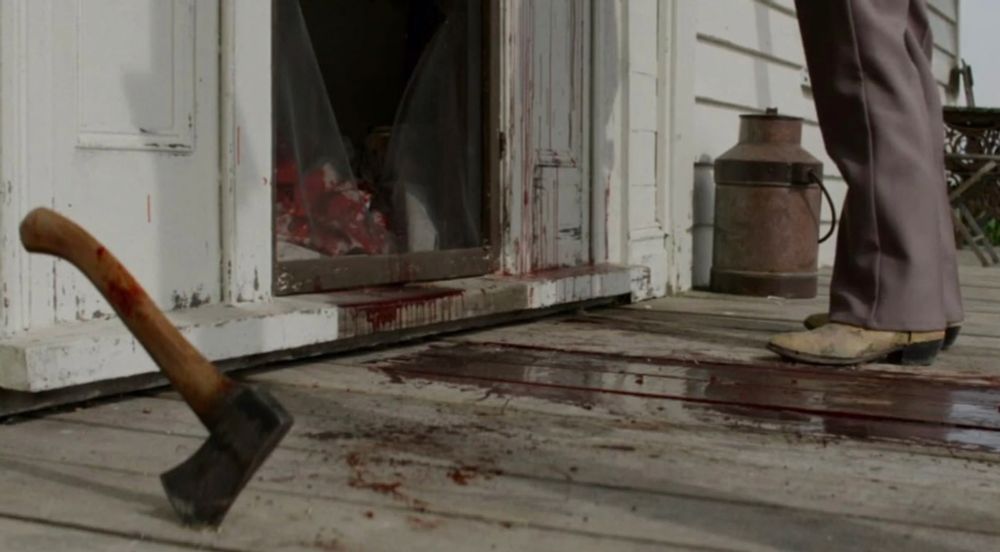 Screenshot of gore and axe