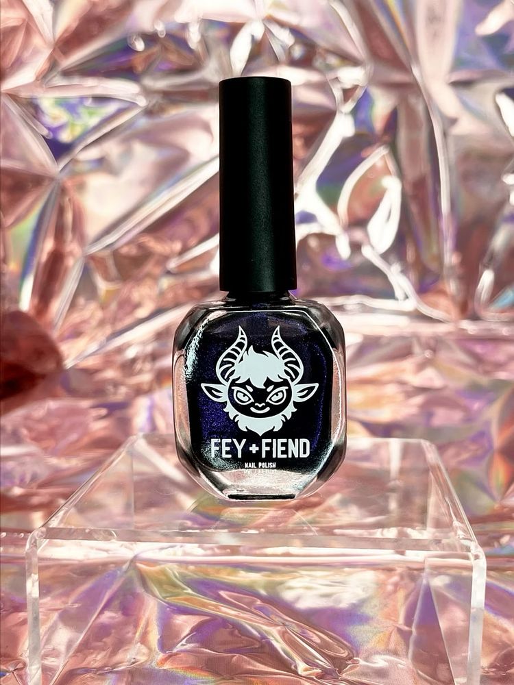 Demon Finger from the Anime References set — dark glittery purple