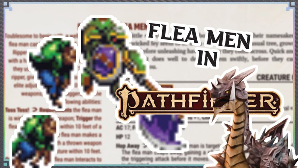 Flea Men, in MY Pathfinder2e!? [Plus Bonus Item!!!]