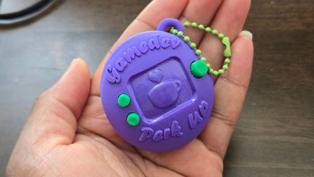 Photo of 3D printed, custom, Gamedev PerkUp Tomagachi

#Gamedev #LA #events #Tamagachi #3DPrint #3D