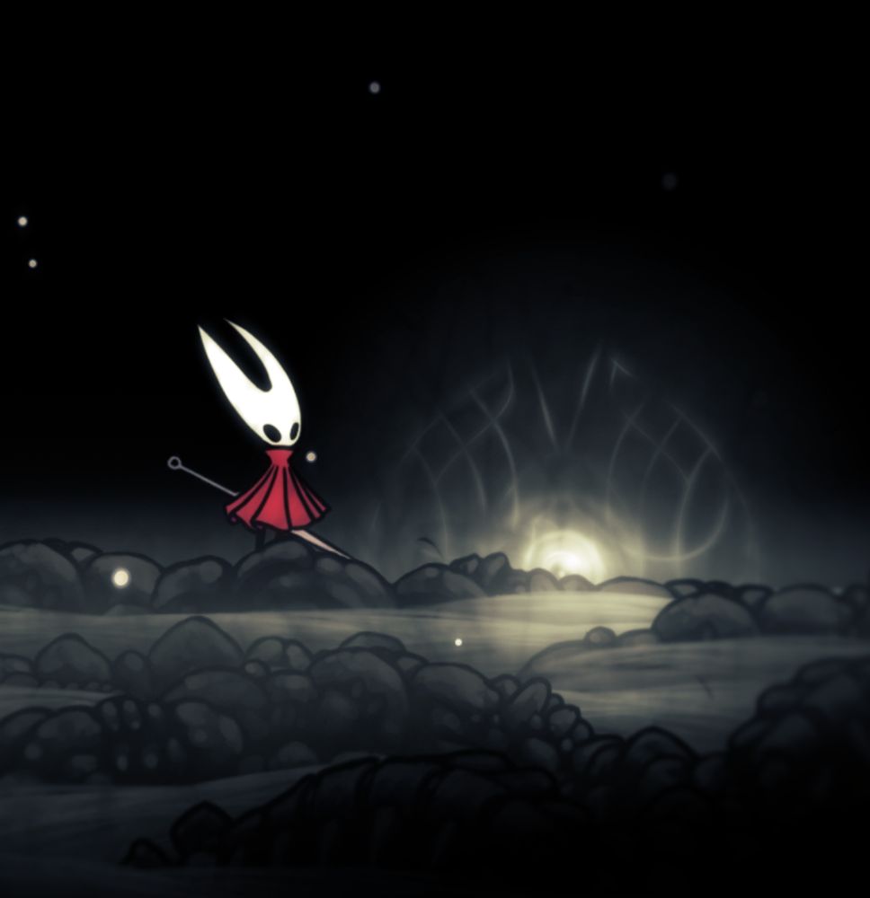 Hornet near a glowing object