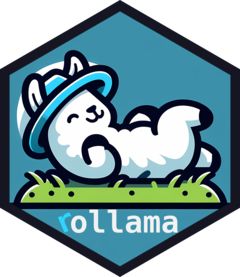 hex logo of the rollama package