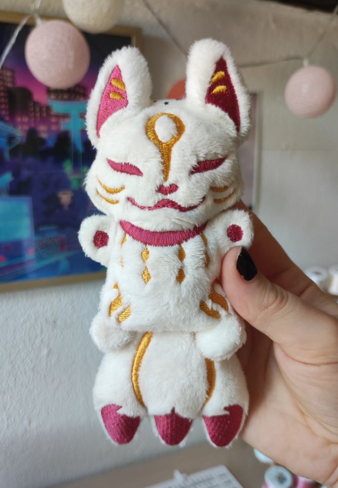 kitsune plushie pattern by SweetStitchesPlushies 