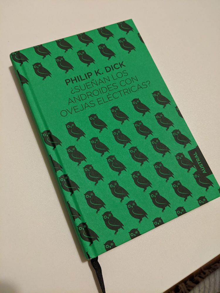Portada del libro "¿Sueñan los androides con ovejas eléctricas?" De Philip K. Dick