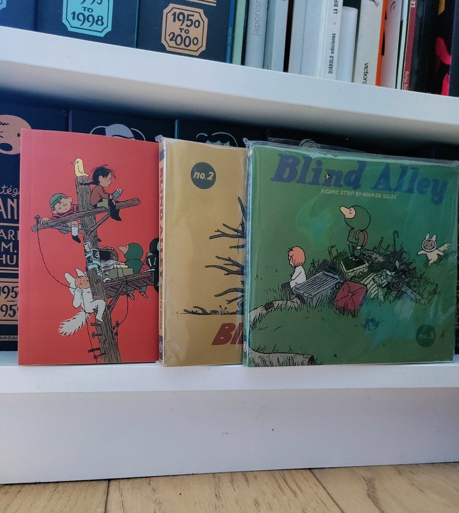Three comic books " blind Alley"