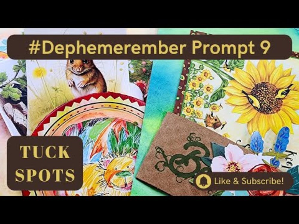 Dephemerember  Prompt 9 - How I Made a Tuck Spot from a wheel of cheese!