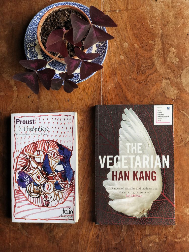 La Prisonnière by Marcel Proust and The Vegetarian by Han Kang