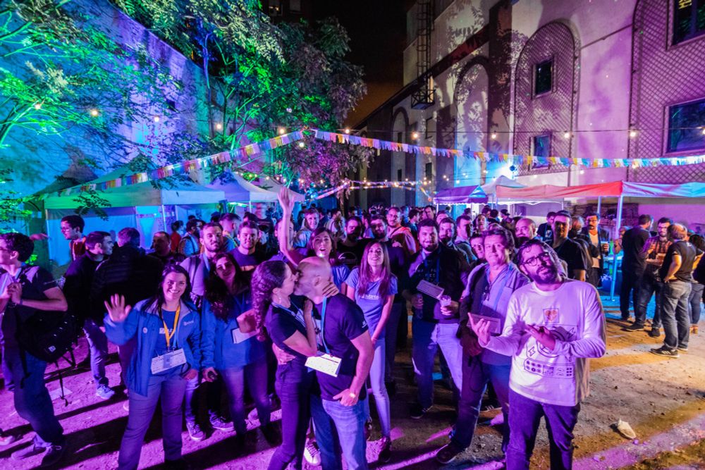 Una foto de la «verbena de la Paloma» que se montón en 2017