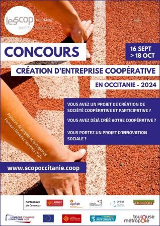 5e édition du concours de création d'entreprise coopérative en Occitanie