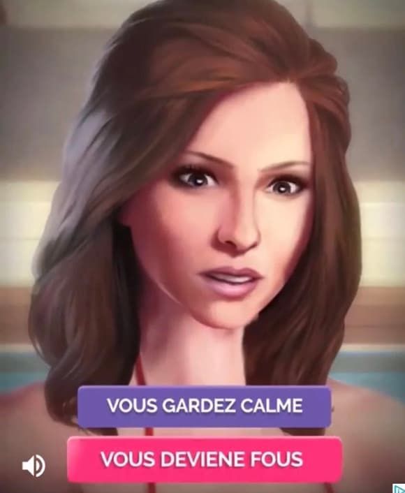 meme de la meuf au regard perdu "vous gardez calme/vous deviene fous"