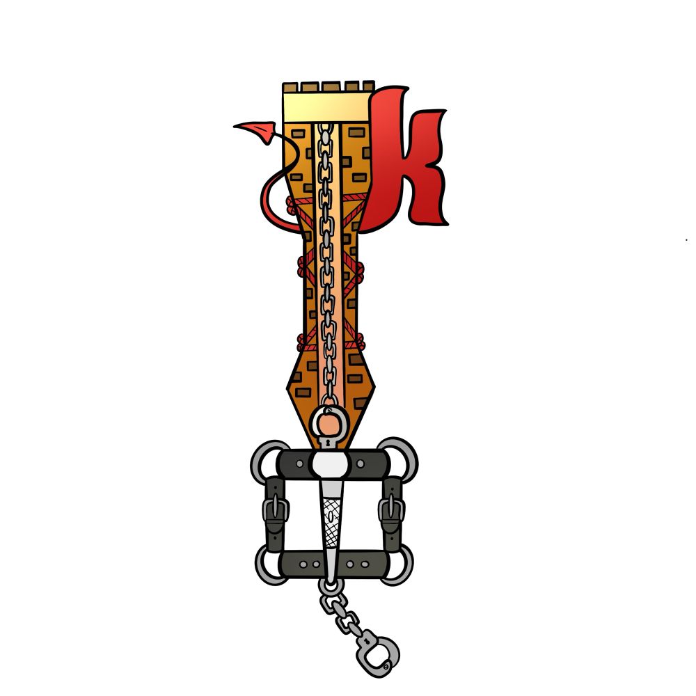 Leather Armory Keyblade Chunkysequins art 