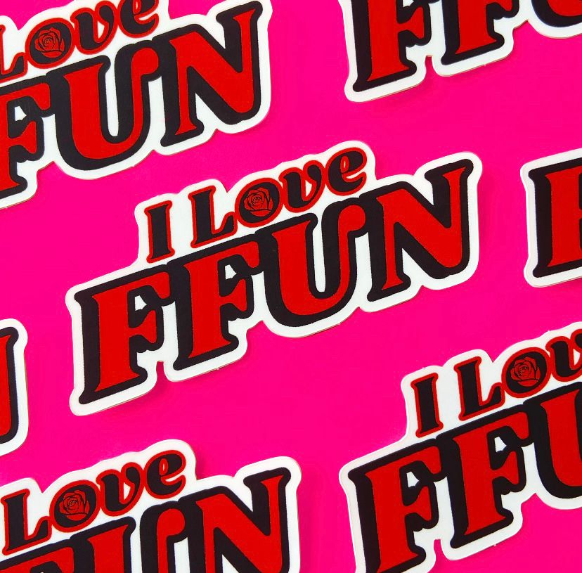 I love ffun sticker chunkysequins shop