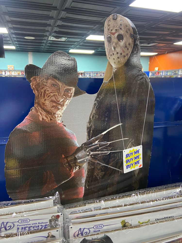 Freddy and Jason being gay together 