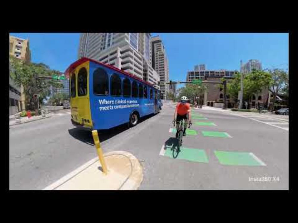 St. Pete Pier to The Bikery bike shop via downtown section of Pinellas Trail