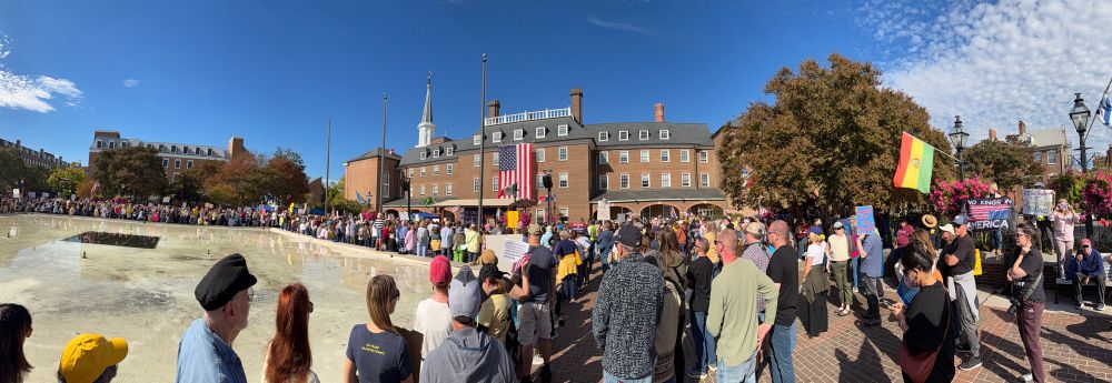 No Kings rally in Alexandria 