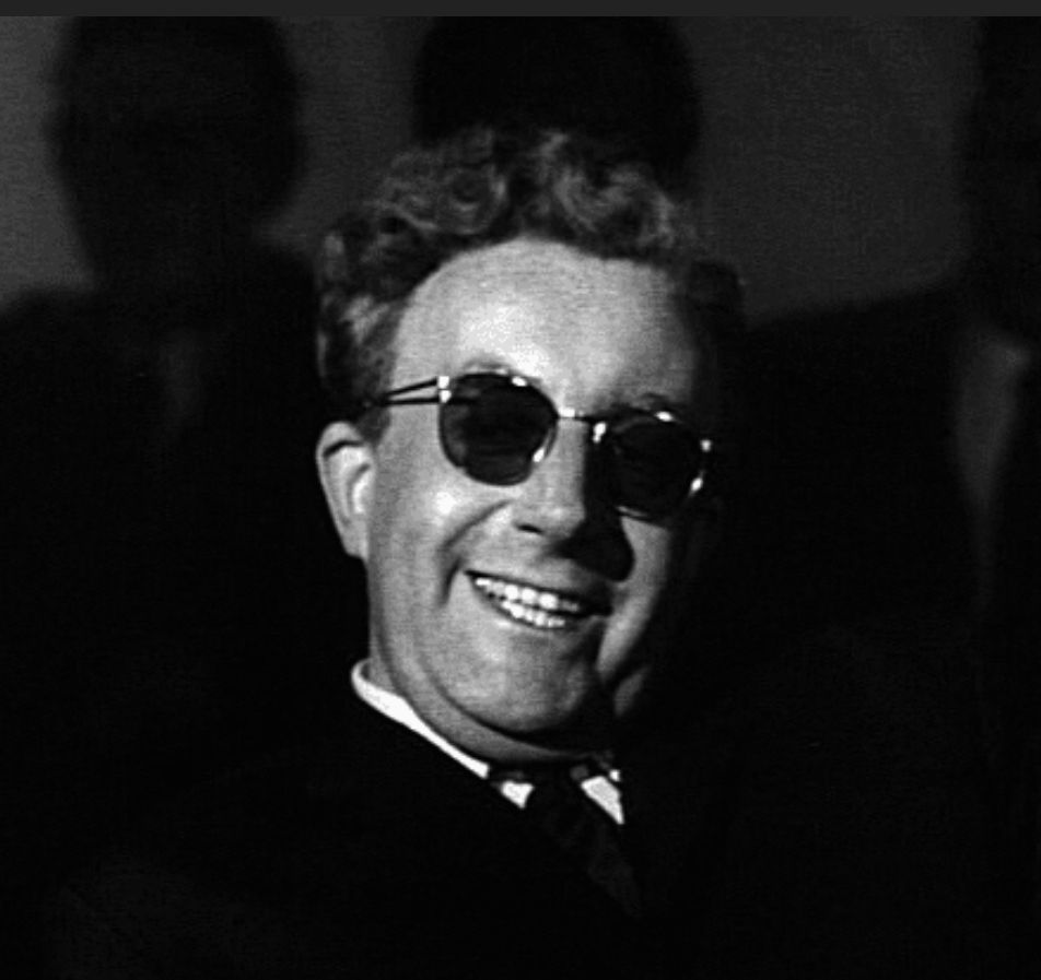 Peter Sellers as Dr Strangelove.