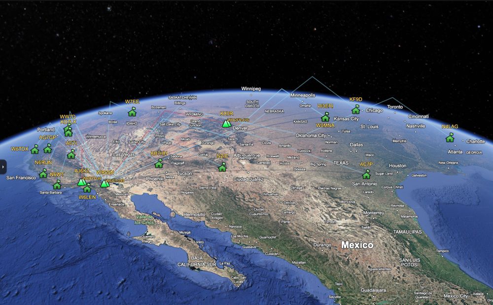 Zoomed-out 3D QSO Map from W6/CT-249 activation