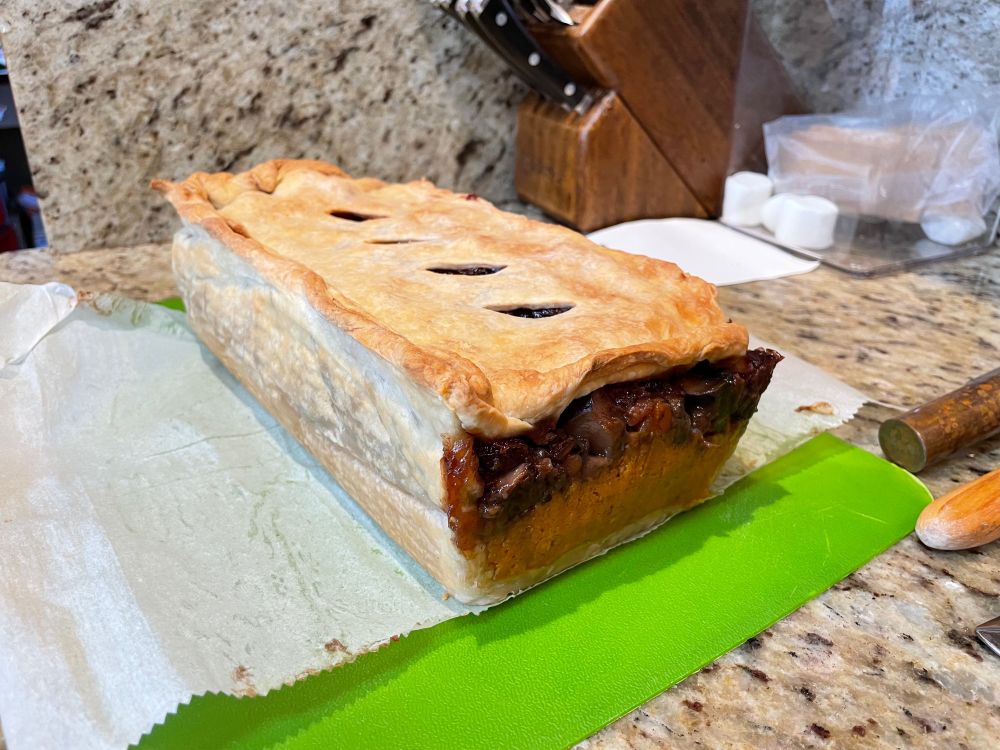 Apple/cran/mushrrom/sweet potato roast