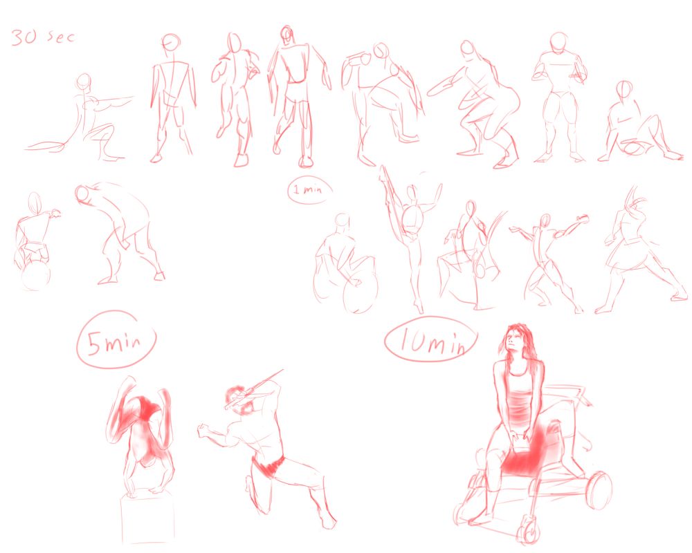 Gesture drawings
