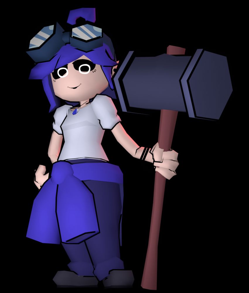 A low poly model of NeaVT, modeled in Blender.