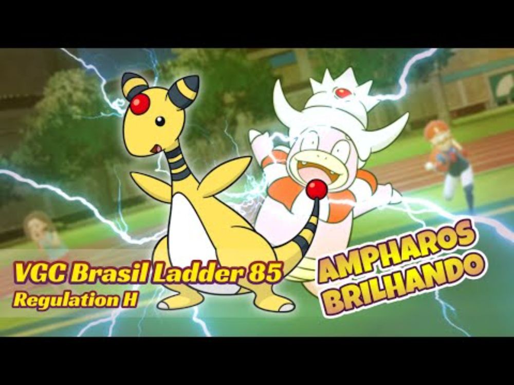 Ampharos eletrocutando no VGC Brasil Ladder 85 | Pokémon Scarlet & Violet