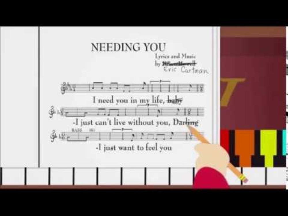 Cartman writes a Christian rock song