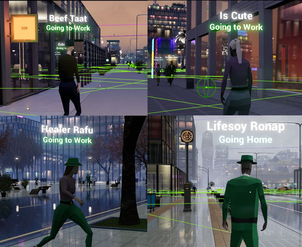 Weird procedural NPC names: "Beef Taat", "Is Cute", "Healer Rafu", "Lifesoy Ronap"