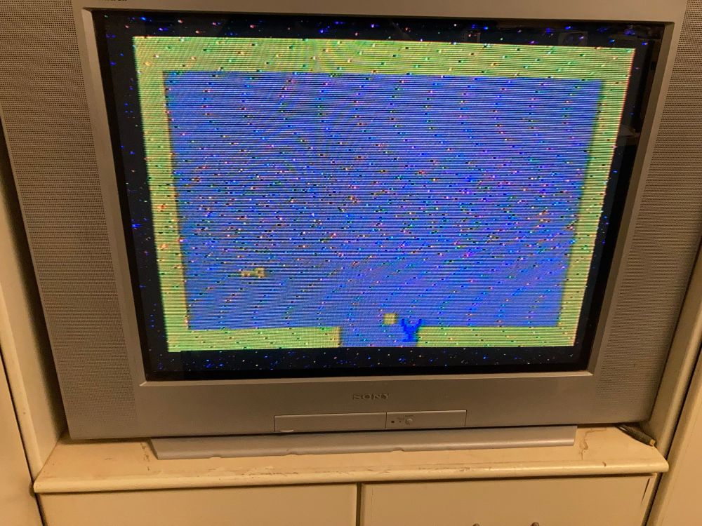 Winning screen from Atari 2600 Adventure