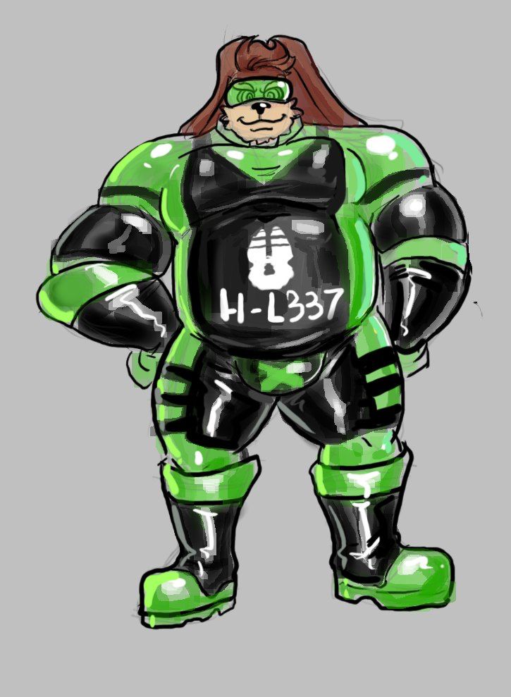 H-L337 looking large and in charge. He's a big bunny, thats for sure
