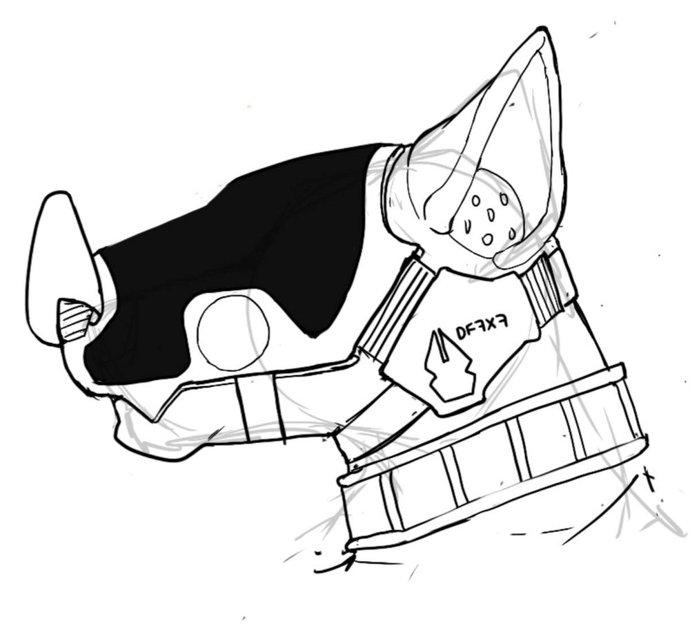 batty headgear, penumbra corp stuff, visor