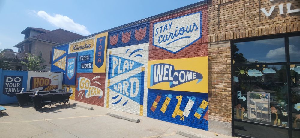 Wauwatosa Just Got a New Playful Mural on North Ave.